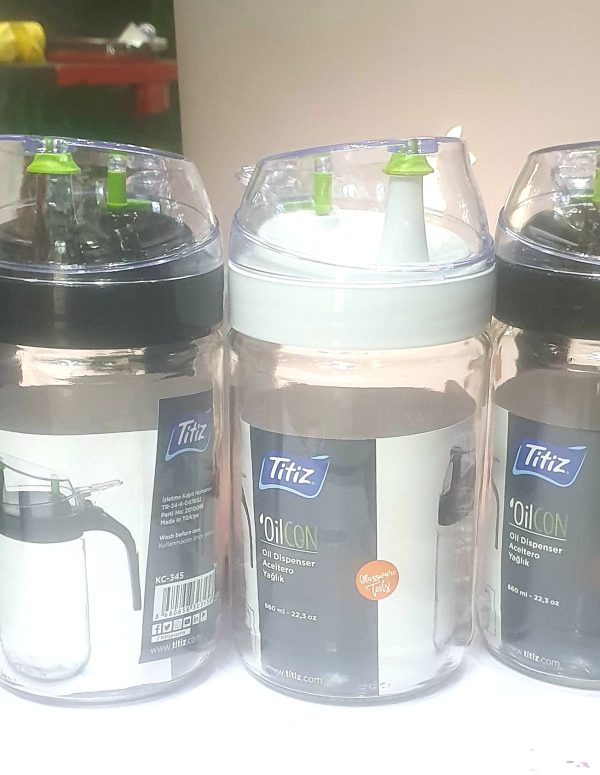 Oil Container Dispenser 660ML – Leakproof Kitchen Oil Bottle