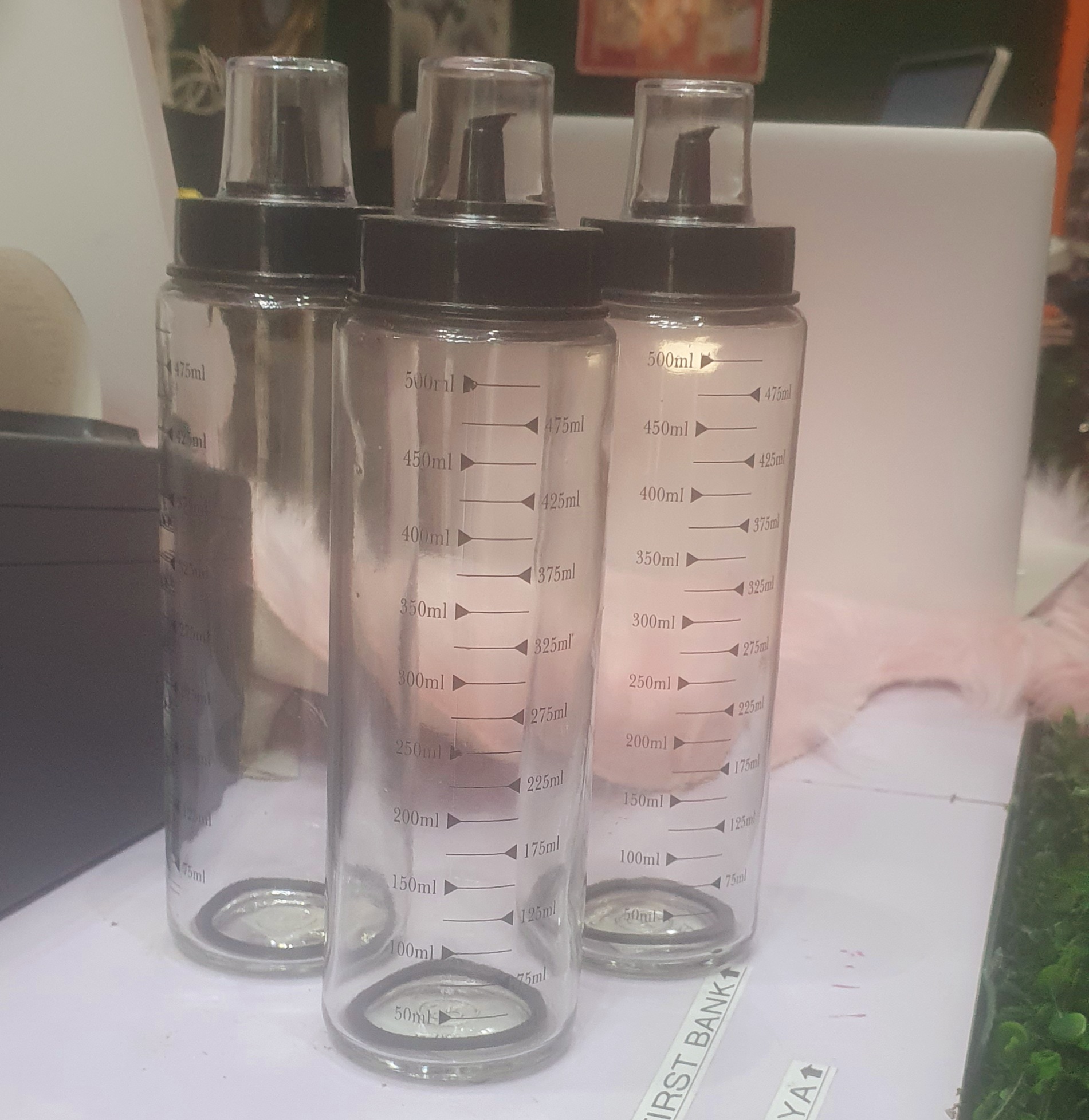 Premium Decorated Oil Dispenser Bottle 550ml – Kitchen Storage Essential
