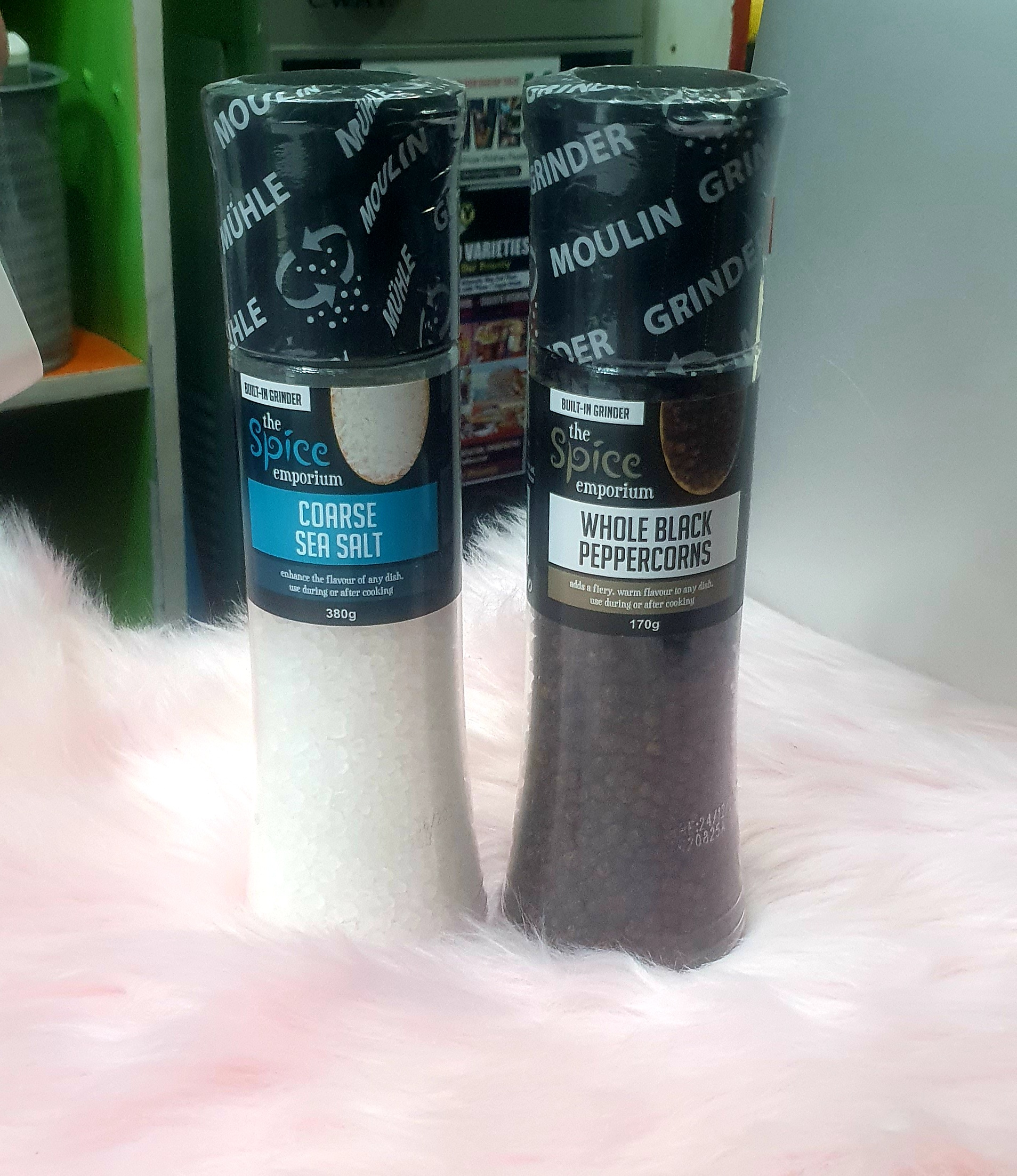 The Spice Emporium Whole Black Peppercorns with Grinder – Premium Pepper Seasoning - Image 2