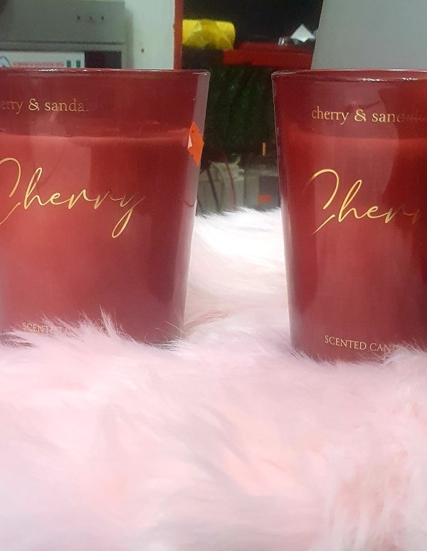 Premium Cherry Scented Candle – Fruity Home Fragrance Candle